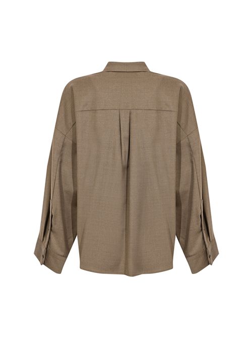 Camicia Amanda in lana stretch Nine in the morning | 9FW25 AMD18TORTOR